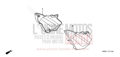 COUVERCLE LATERAL (CBF600S6/SA6/N6/NA6) CBF600N6 de 2006